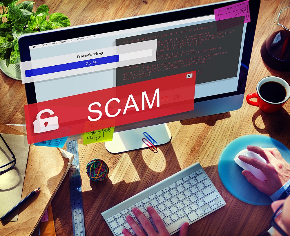 Fraud Hacking Spam Scam Phising Concept